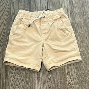 Gap Kids Boys Stretch Twill Shorts Drawstring Elastic Waist Mojave Desert Size M